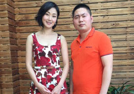 广州彩名堂与明星合影