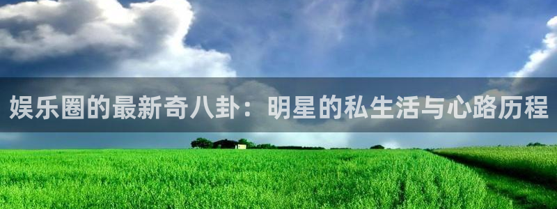 彩名堂人工计划：娱乐圈的最新奇八卦：明星的私生活与心路历程
