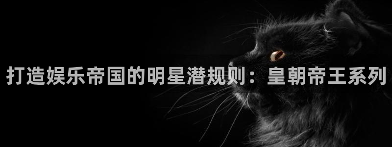 彩名堂计划怎么样：打造娱乐帝国的明星潜规则：皇朝帝王系列